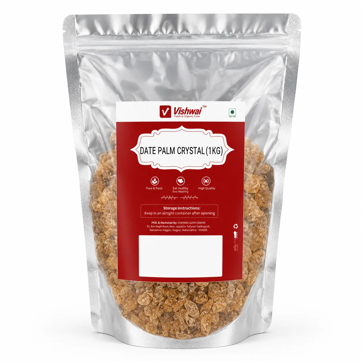 Vishwai Date Palm Crystal 1 kg pack
