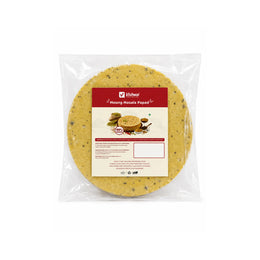 Front view of Vishwai Moong Masala Papad 200 gm pack